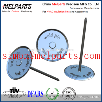 1-3/8" 12GA 30mm washer Cup head pins
